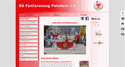 Desktop Screenshot of fanfarenzugpotsdam.de